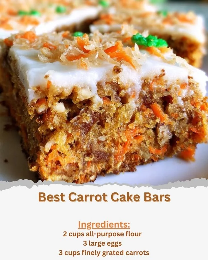 Best Carrot Cake Bars