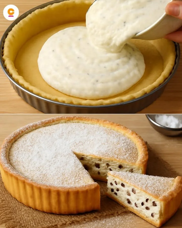 Delicious slice of the best tart ever, showcasing its flaky crust and vibrant filling.