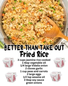 Delicious homemade fried rice served in a bowl, better than takeout.