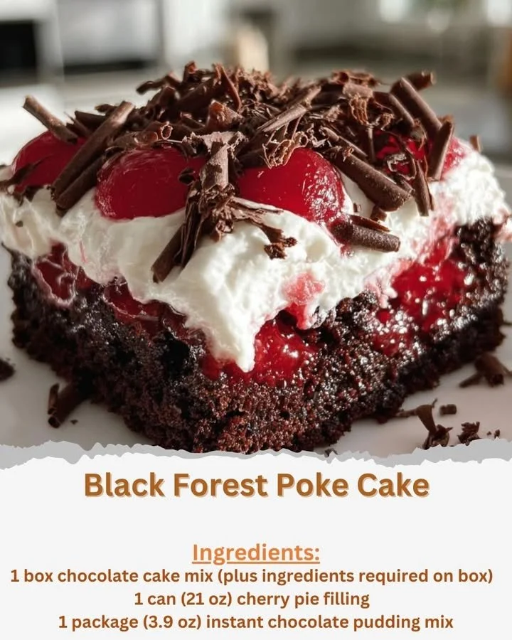 Black Forest Poke Cake