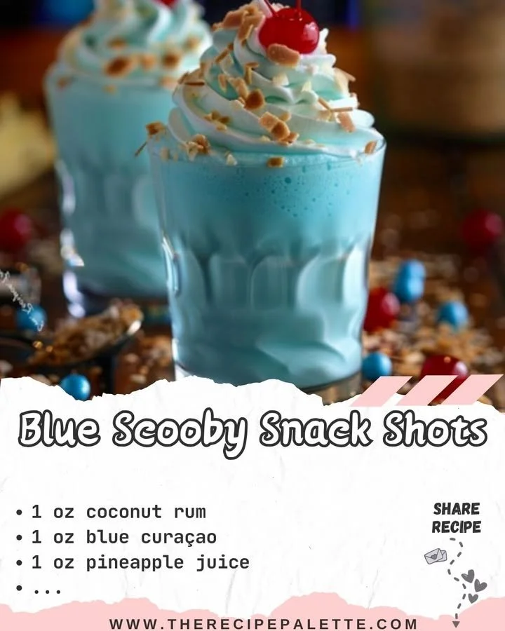 Blue Scooby Snack Shots