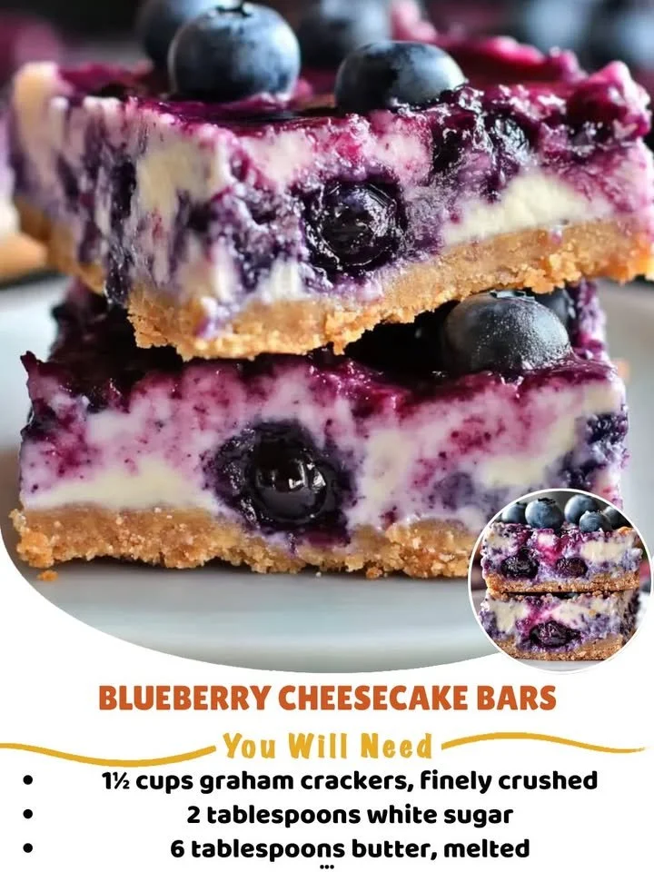 Blueberry Cheesecake Bars