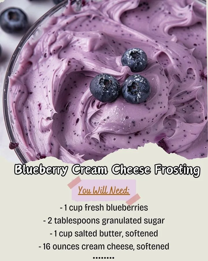 Blueberry Cream Cheese Frosting