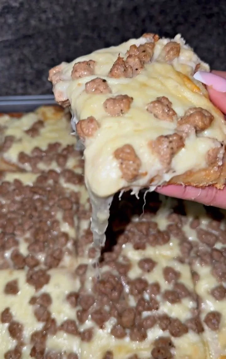 Breakfast Sausage Pizza