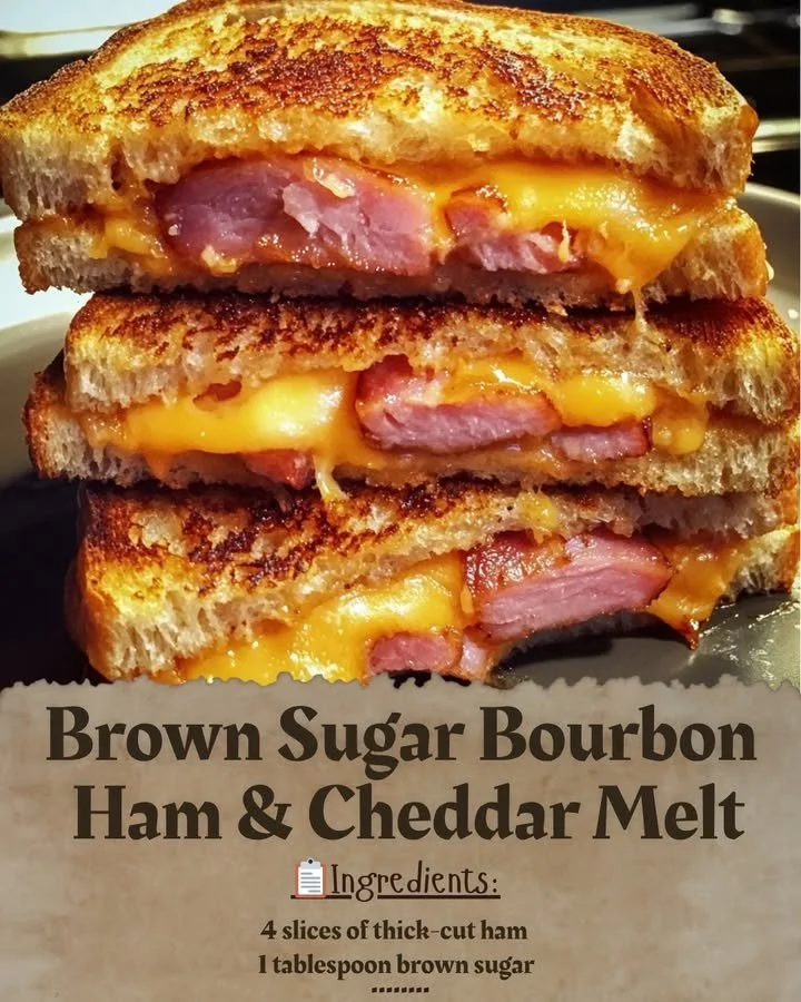 Brown Sugar Bourbon Ham & Cheddar Melt