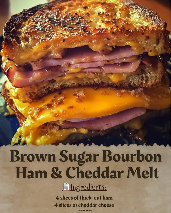 Brown Sugar Bourbon Ham & Cheddar Melt