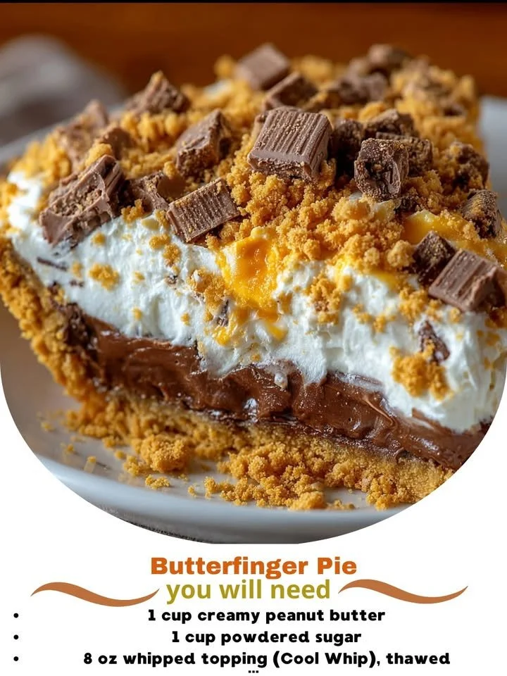 Butterfinger Pie