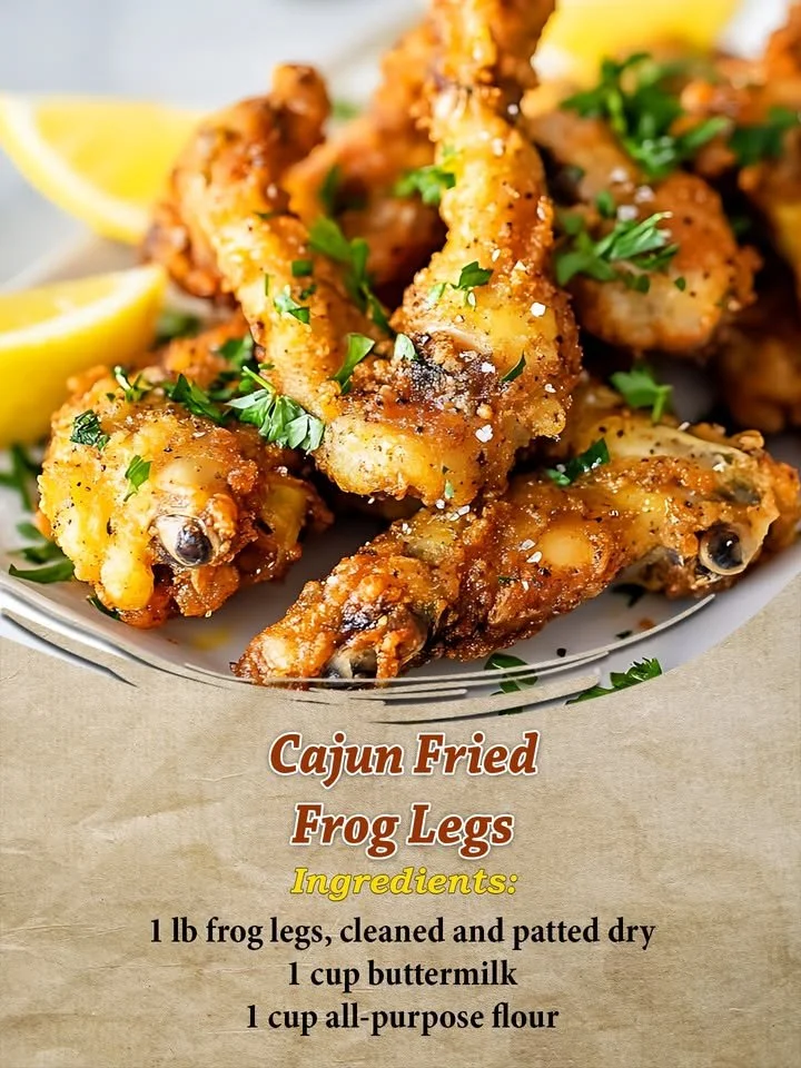 Delicious Cajun Fried Frog Legs served on a plate