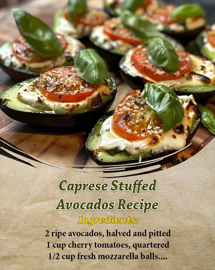 Caprese Stuffed Avocados Recipe