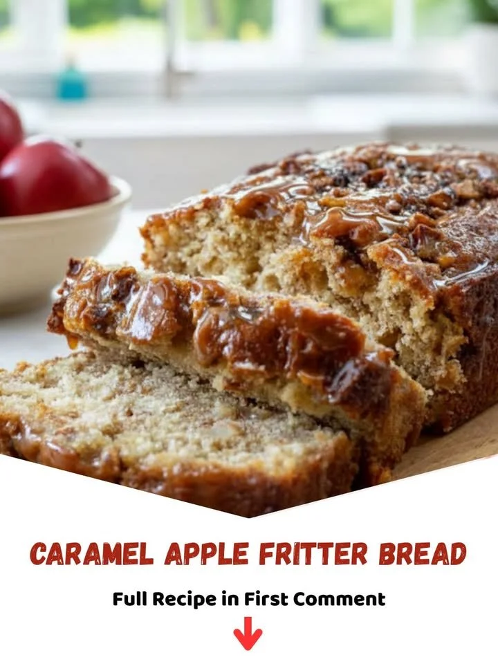 Caramel Apple Fritter Bread