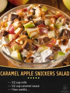 Delicious Caramel Apple Snickers bars with caramel and apple flavor