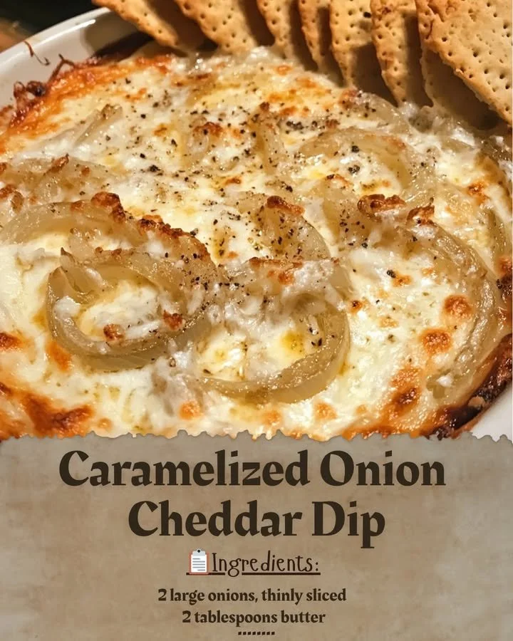 Caramelized Onion Cheddar Dip