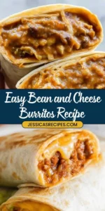 Cheesy bean burritos ready to serve with fresh toppings