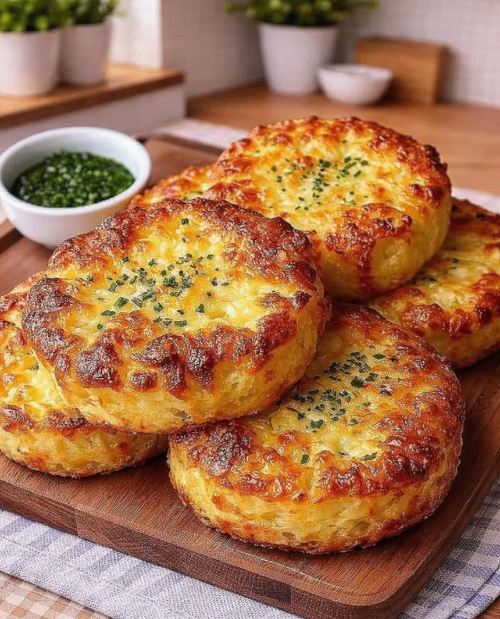 Cheesy Garlic Bread Rolls