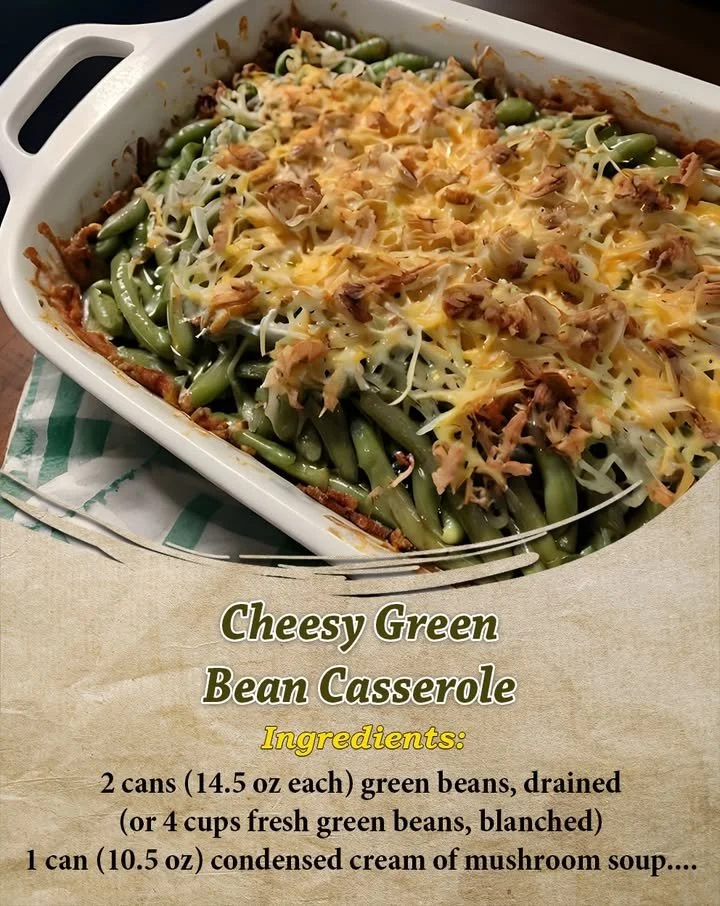 Cheesy Green Bean Casserole