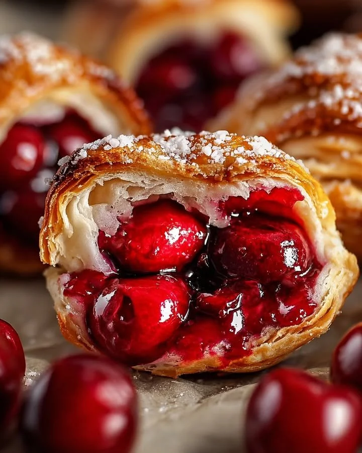 Cherry Bliss Bombs dessert with rich cherry flavor and chocolate coating