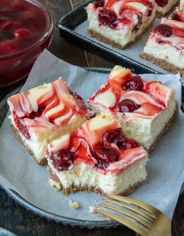 Cherry Cheesecake Bars