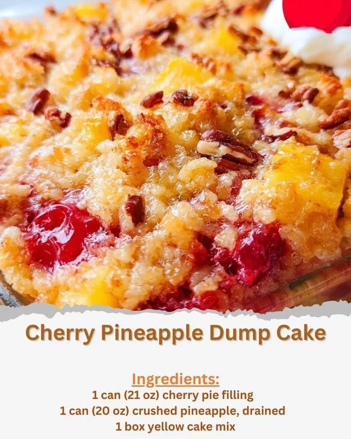 Cherry Pineapple Dump Cake