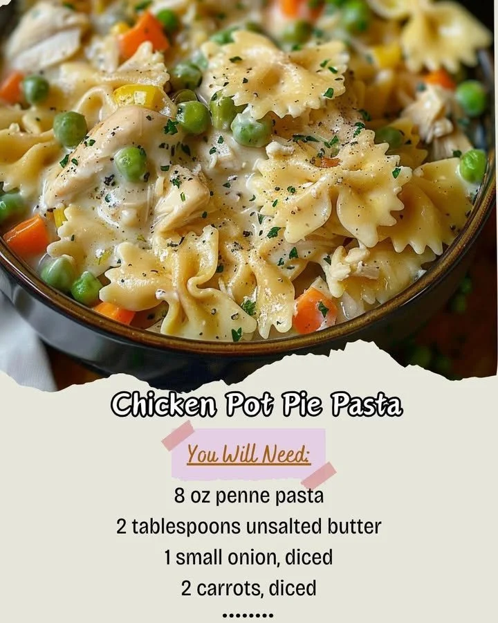 Chicken Pot Pie Pasta