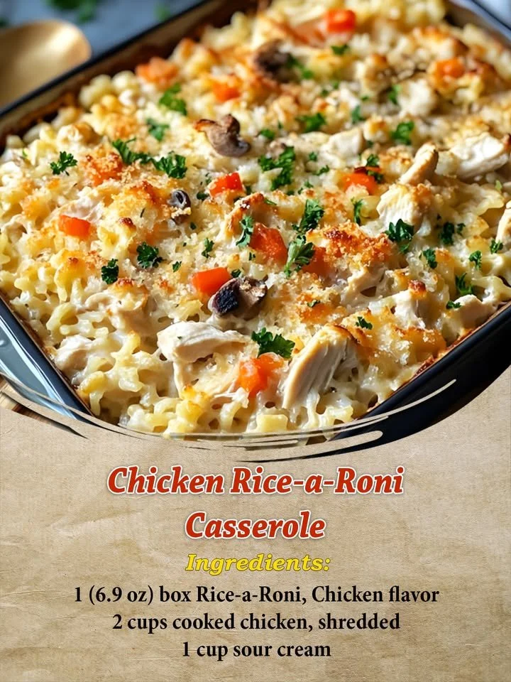 Chicken Rice-a-Roni Casserole