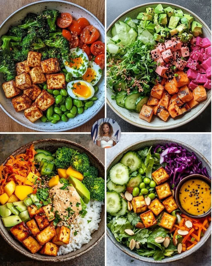 Chili Lime Tofu & Roasted Broccoli Bowl
