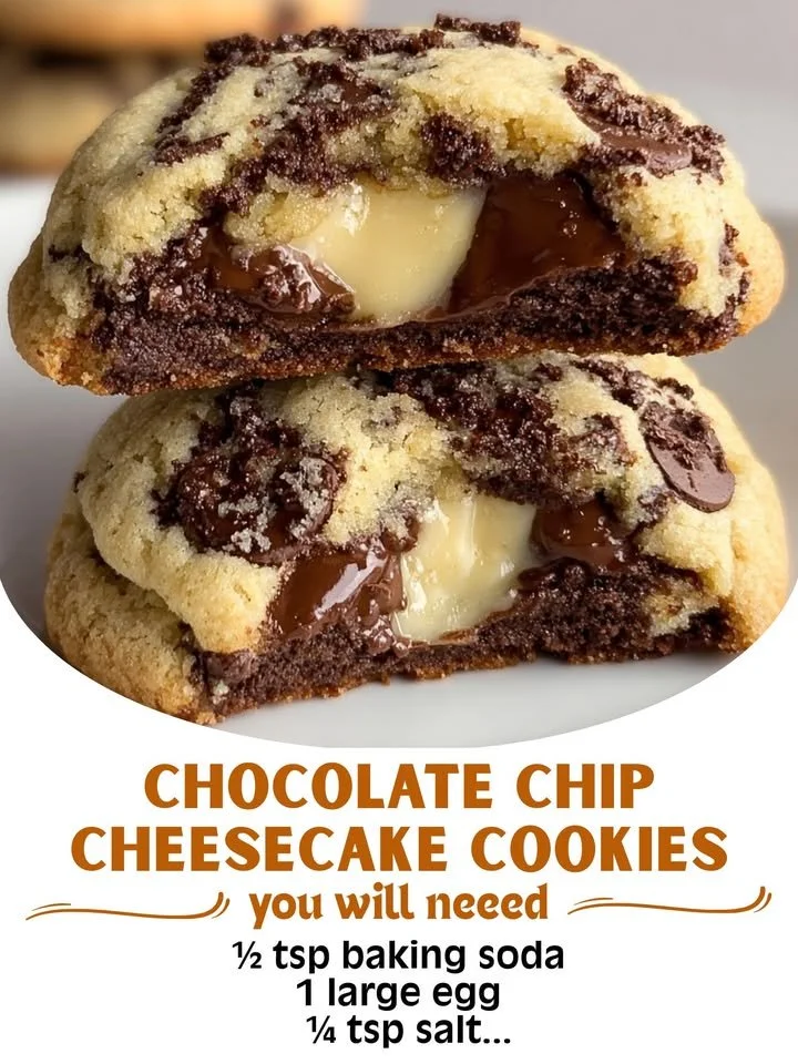 Chocolate Chip Cheesecake Cookies
