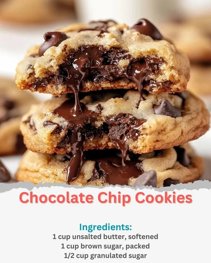Delicious homemade chocolate chip cookies on a baking tray