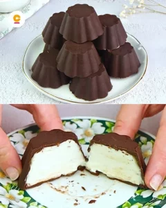 Delicious Chocolate Cream Cups garnished with toppings