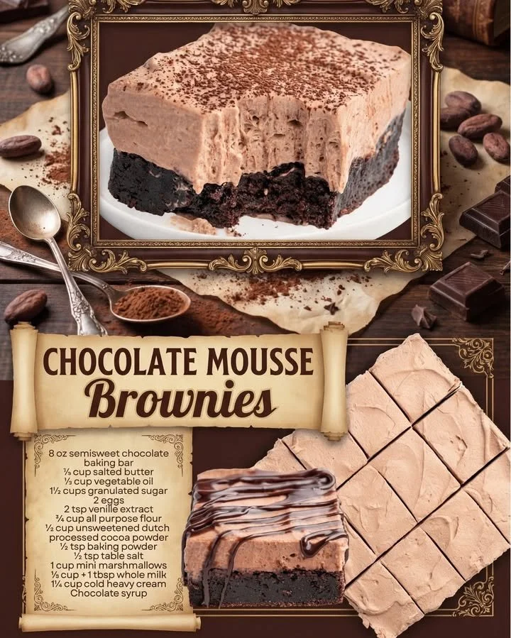 Chocolate Mousse Brownies