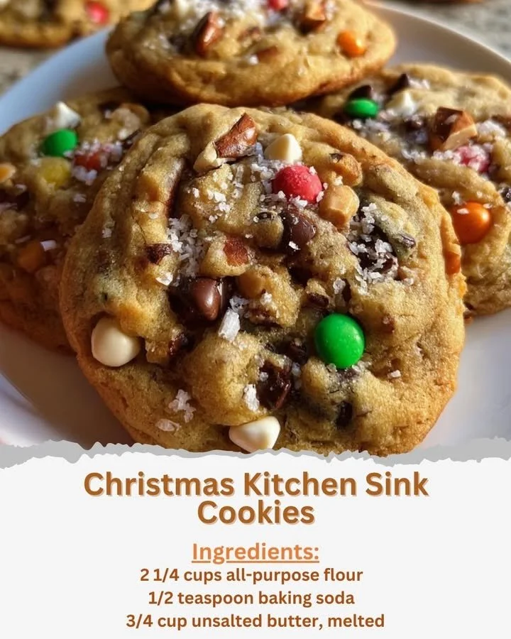 Christmas Kitchen Sink Cookies