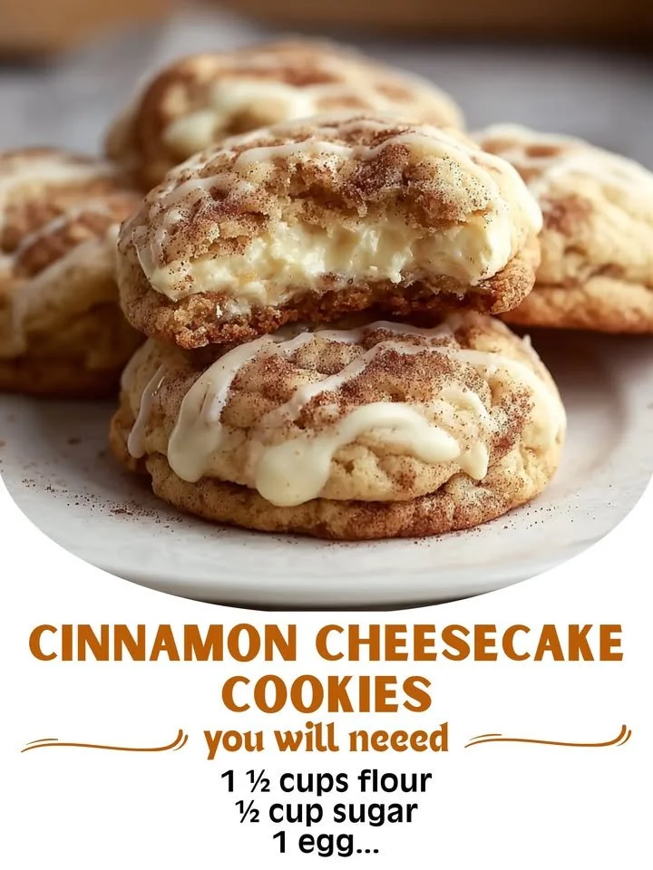 Cinnamon Cheesecake Cookies