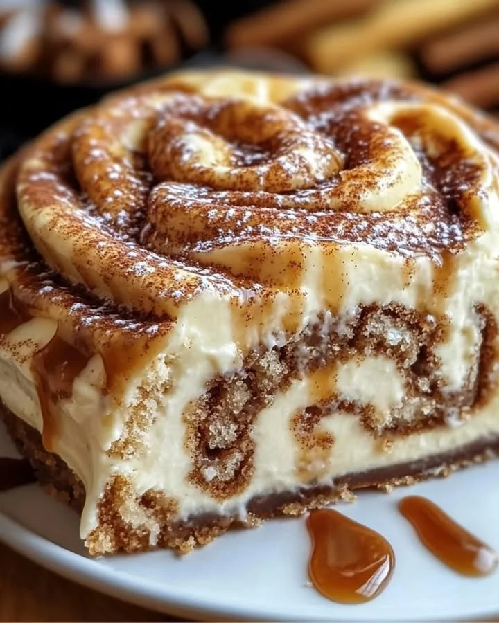 Cinnamon Roll Cheesecake