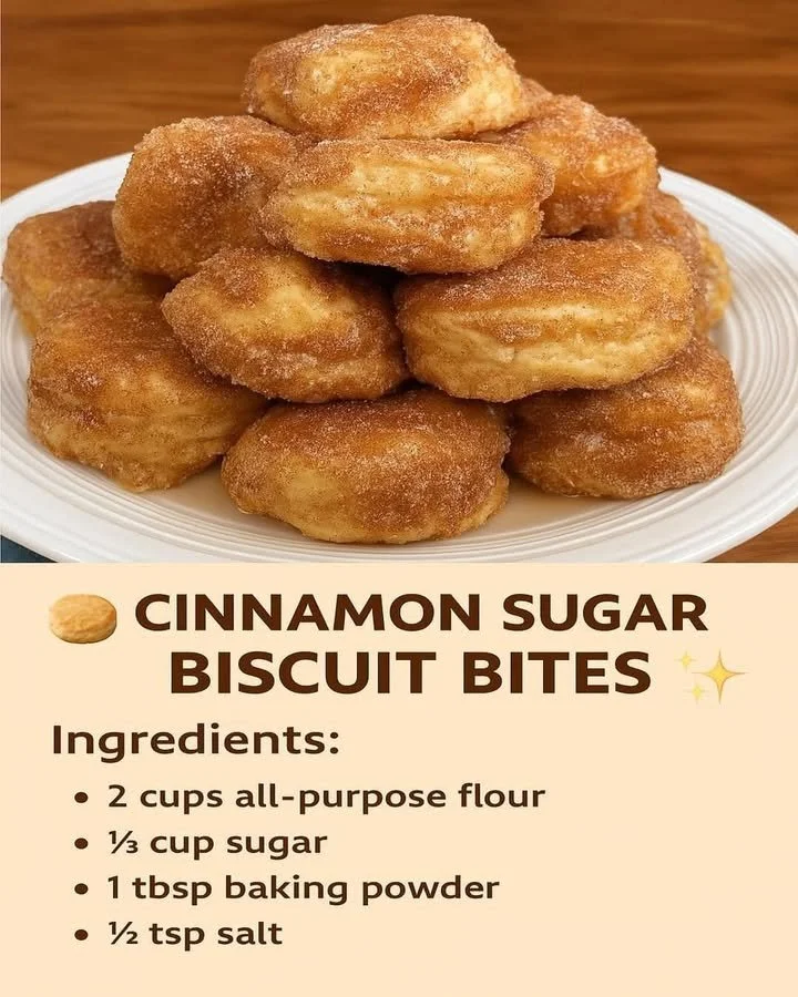 Cinnamon Sugar Biscuit Bites