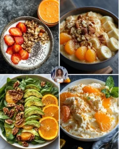 Citrus Detox Green Bowl with fresh greens and citrus fruits