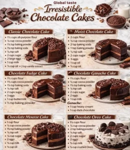 Delicious classic chocolate cake topped with rich chocolate frosting