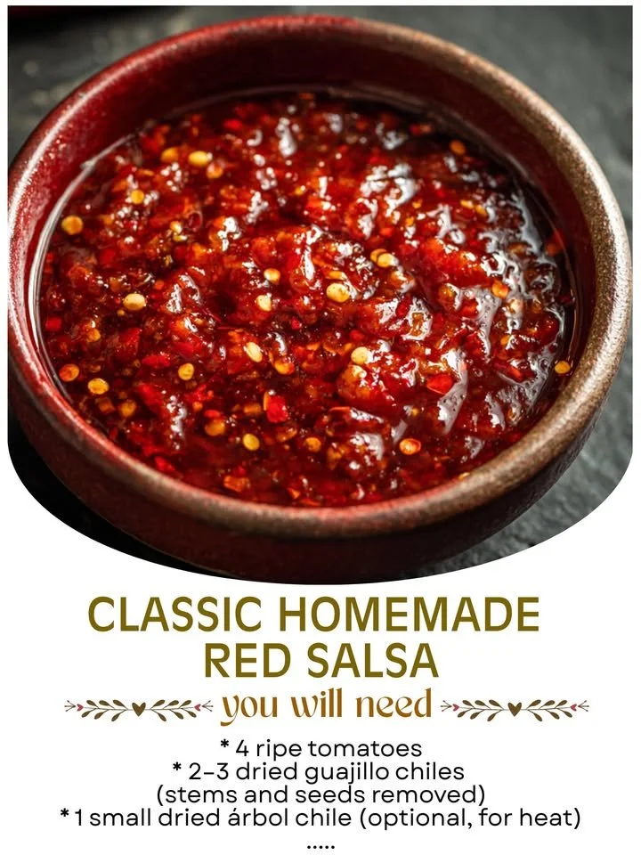 Classic Homemade Red Salsa