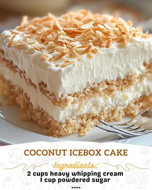 Coconut Icebox Cake