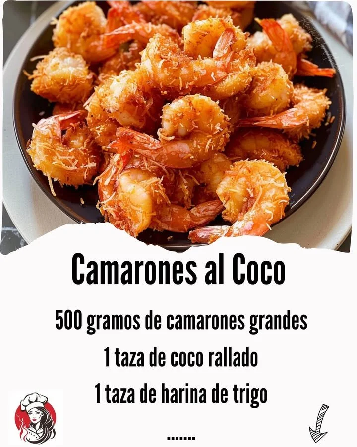 Crispy and golden coconut shrimp served with dipping sauce