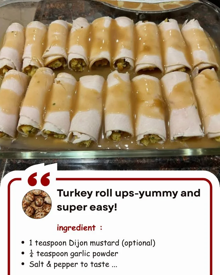 Delicious no-bake Cold Turkey Roll-Ups perfect for lunch
