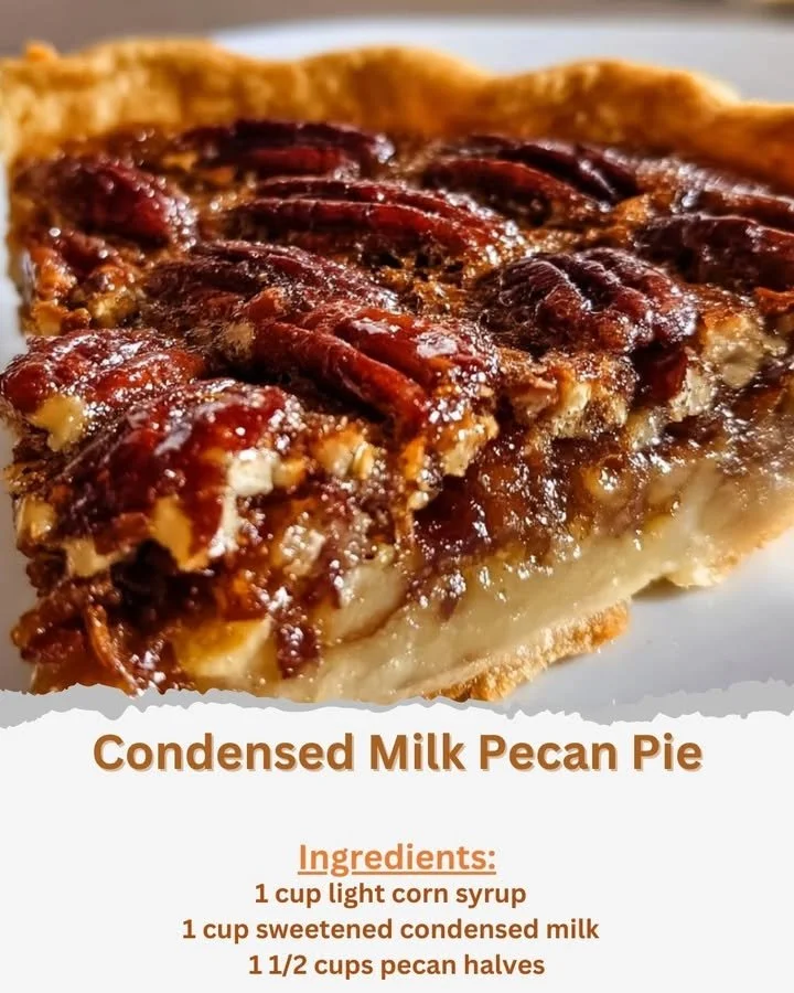 Condensed Milk Pecan Pie