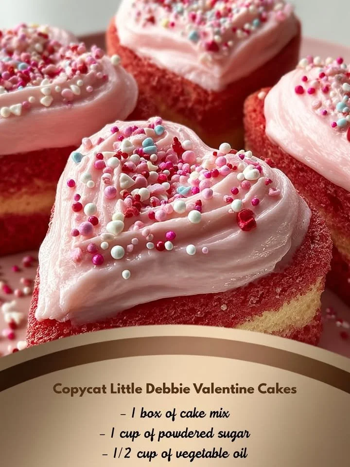 Copycat Little Debbie Valentine Cakes