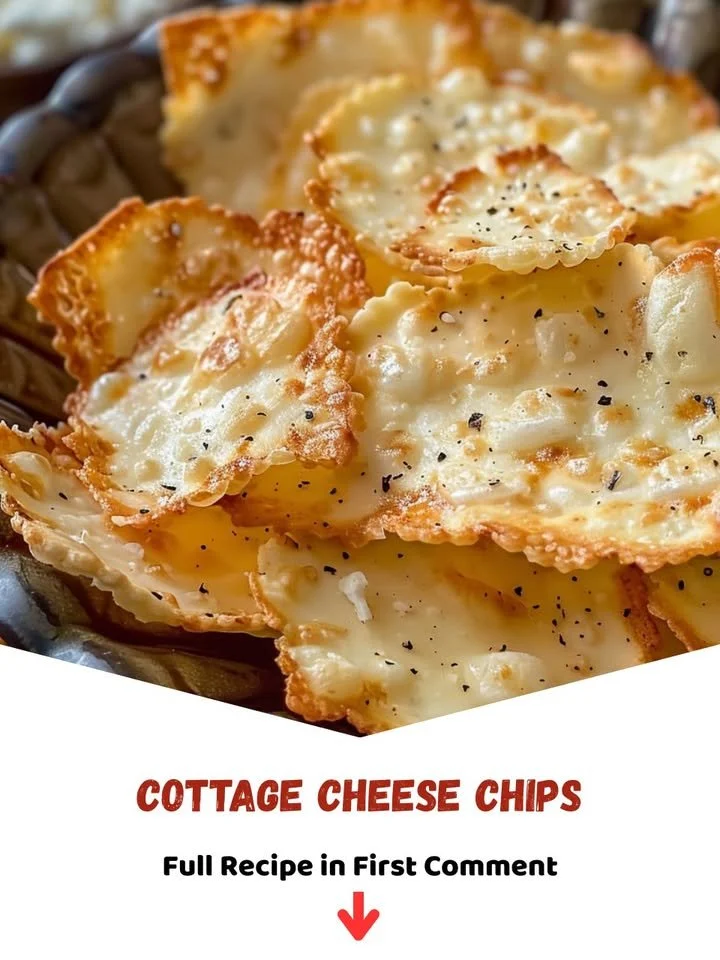 Cottage cheese chips snack, healthy and crunchy alternative to traditional chips
