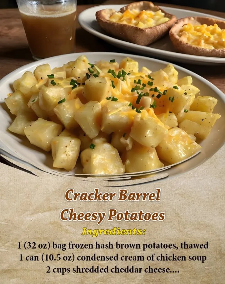Delicious creamy cheesy potatoes from Cracker Barrel recipe
