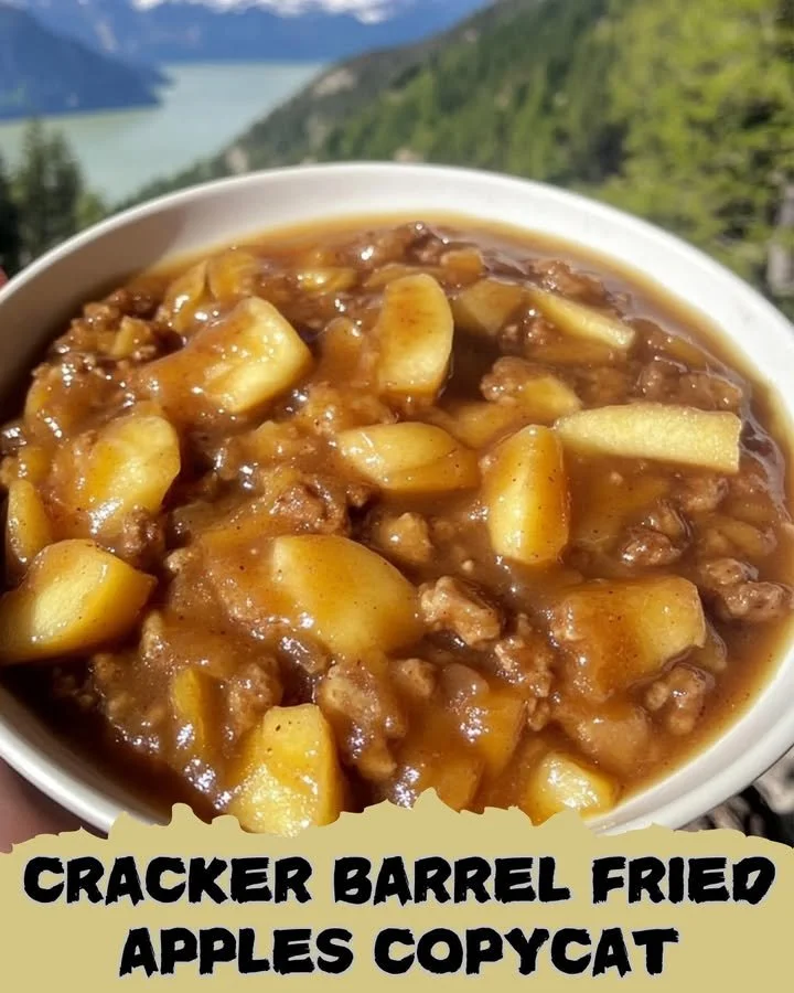 Delicious fried apples inspired by Cracker Barrel's copycat recipe