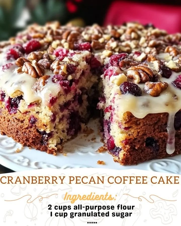 Cranberry Pecan Coffee Cake