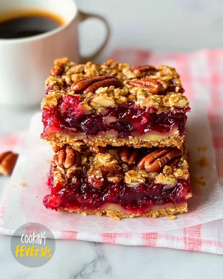 Cranberry Pecan Pie Bars