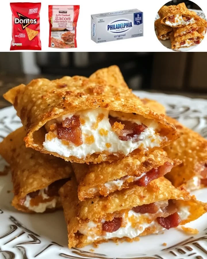Cream Cheese & Bacon Stuffed Doritos