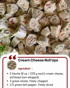 Delicious cream cheese roll ups with fresh ingredients and colorful toppings