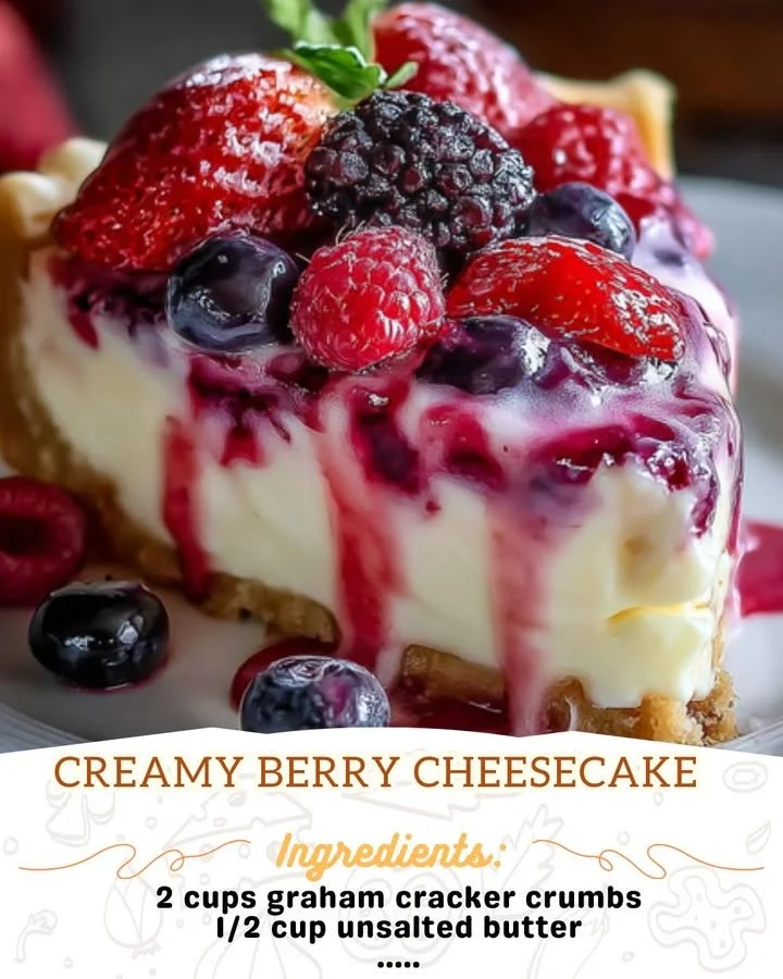 Creamy Berry Cheesecake