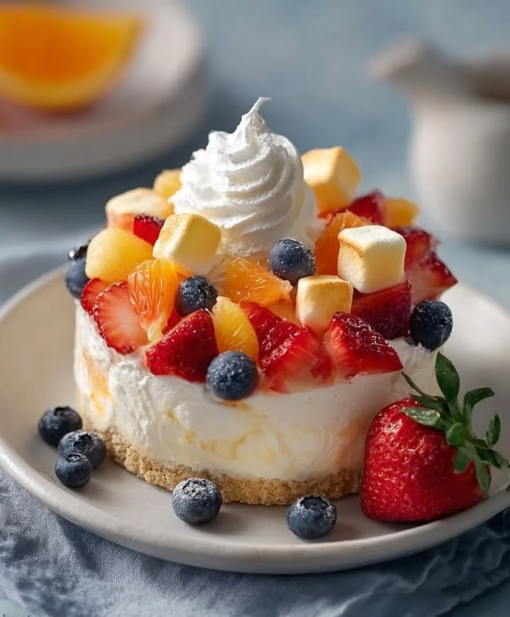 Creamy Cheesecake-Inspired Fruit Delight